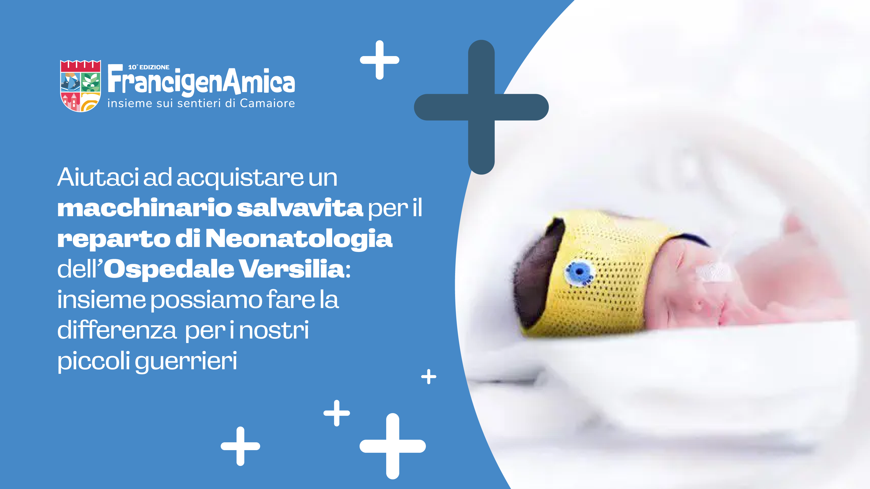 Aiutaci a donare un monitor cerebrale salvavita al Reparto di Neonatologia dell’Ospedale Versilia