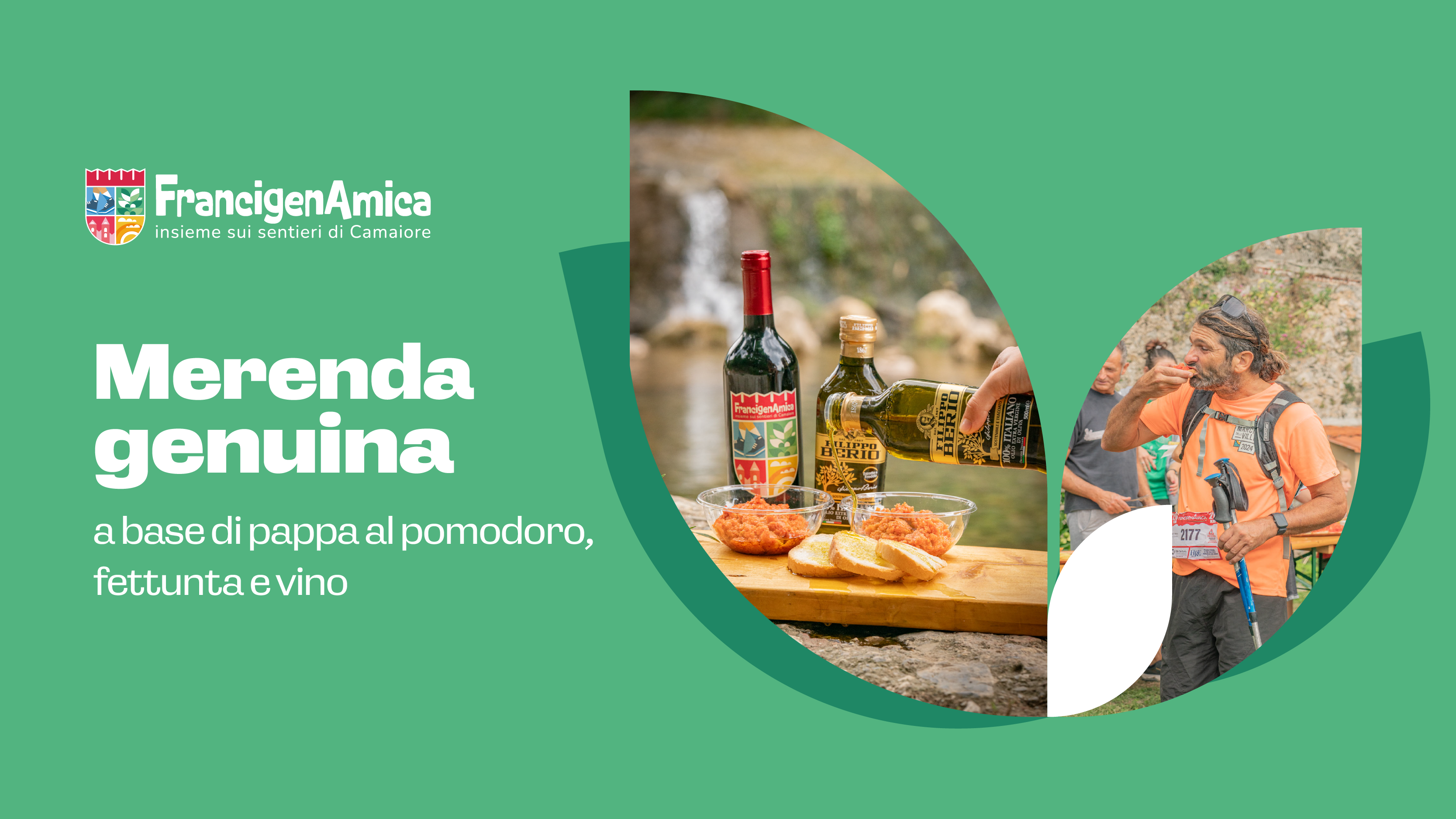 Una deliziosa merenda vi aspetta all'arrivo!