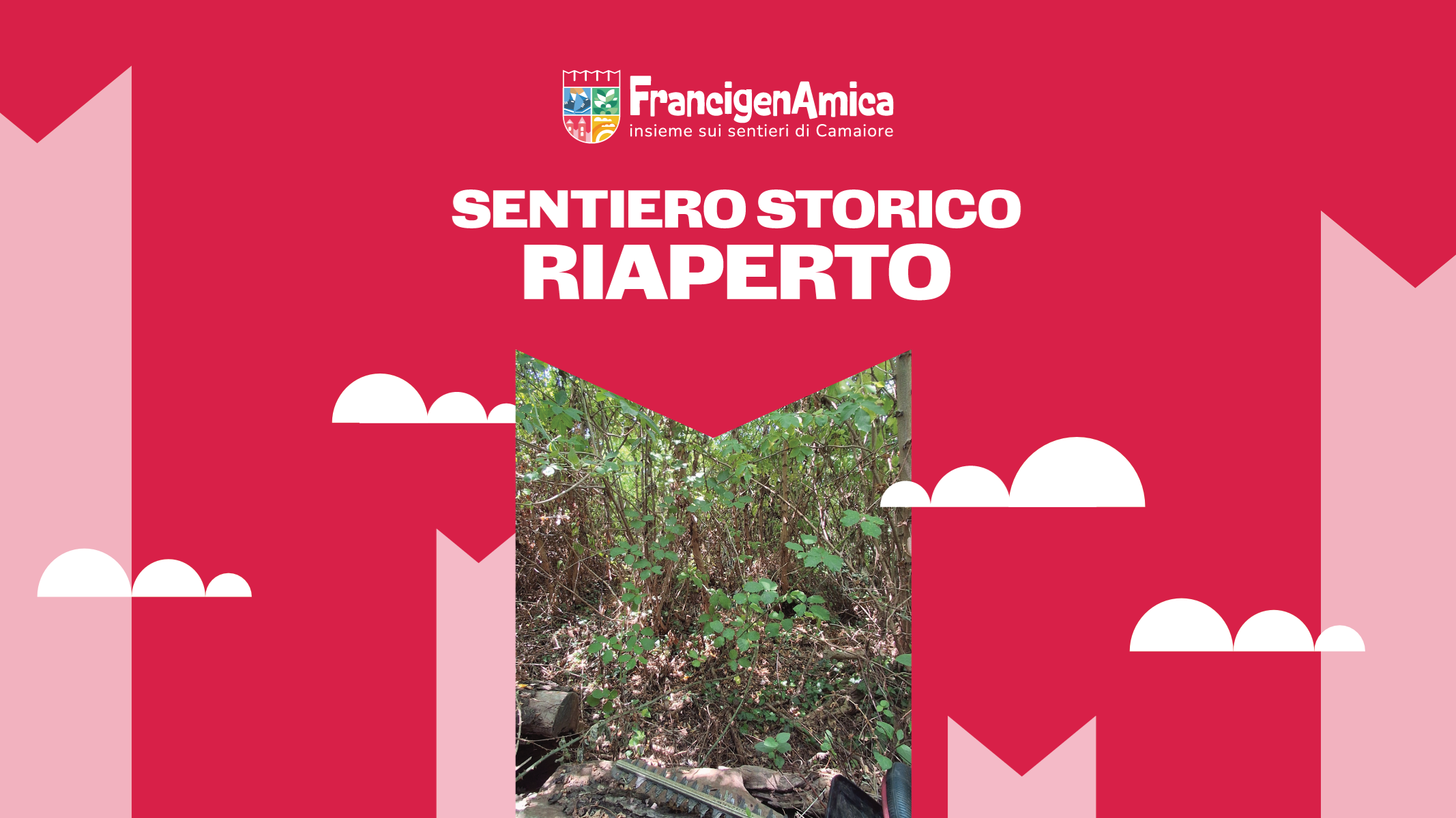 SEI Versilia ripulisce e riapre lo storico tracciato che collega Montemagno a Nocchi