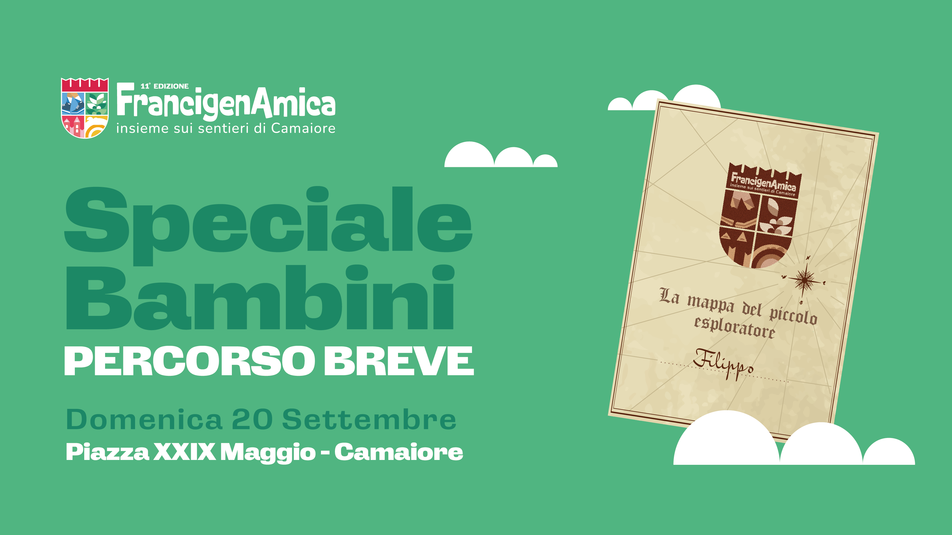 Speciale Bambini 11° FrancigenAmica: in cammino con la mappa del piccolo esploratore!